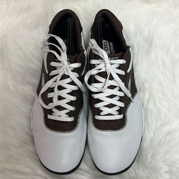 Sketchers go golf Storie spike-less leather shoes Size 9 - Picture 7 of 12